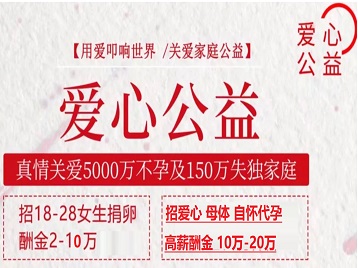 山南捐卵助孕生子 爱心志愿者招募